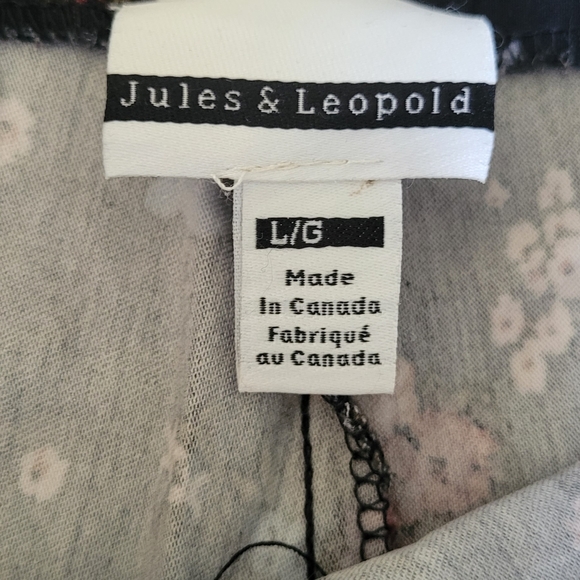 3/$25 Jules and Leopold floral skinny crops, size L - Picture 2 of 8